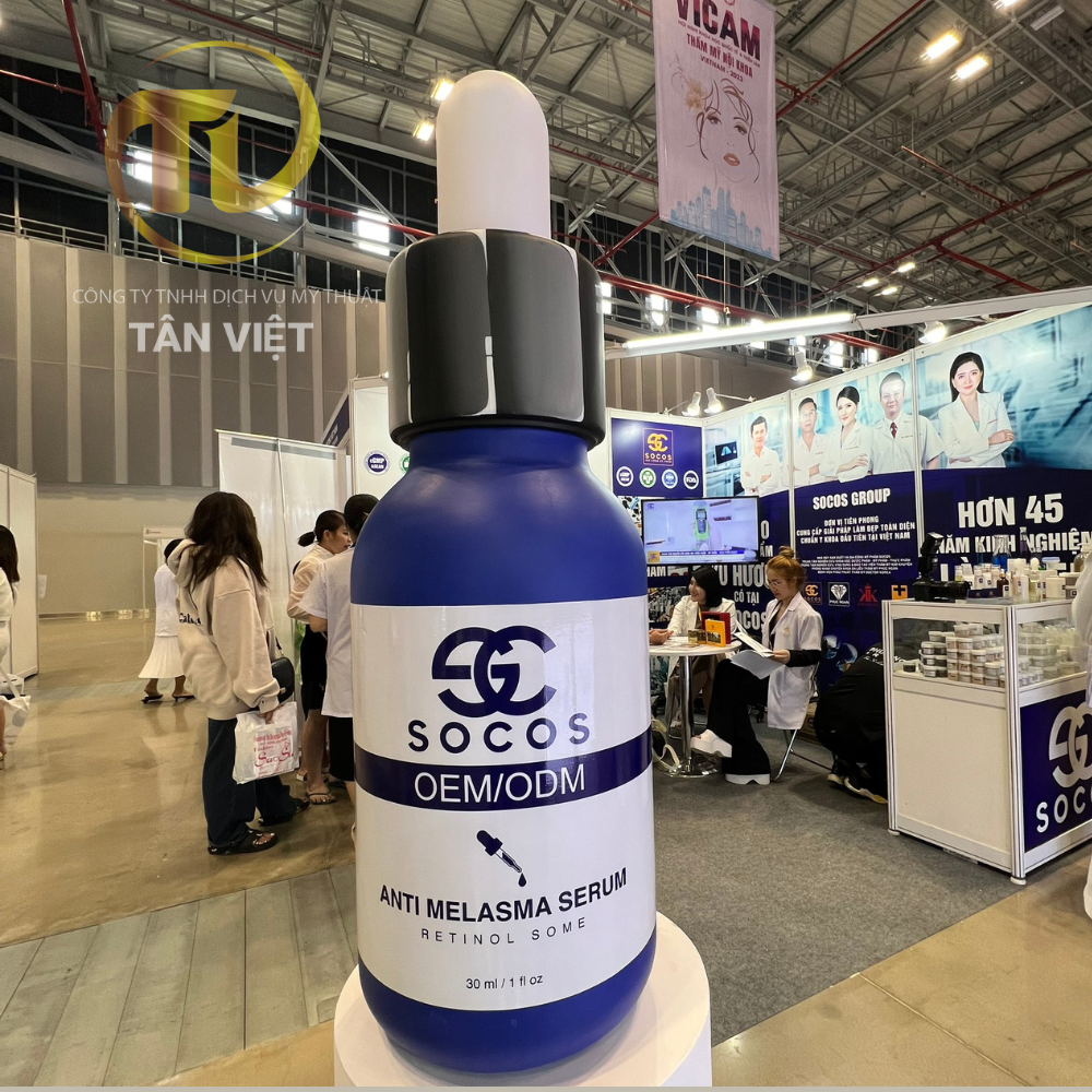 Mô hình lọ serum