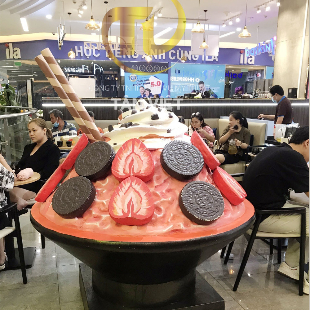 Mô hình kem Bingsu