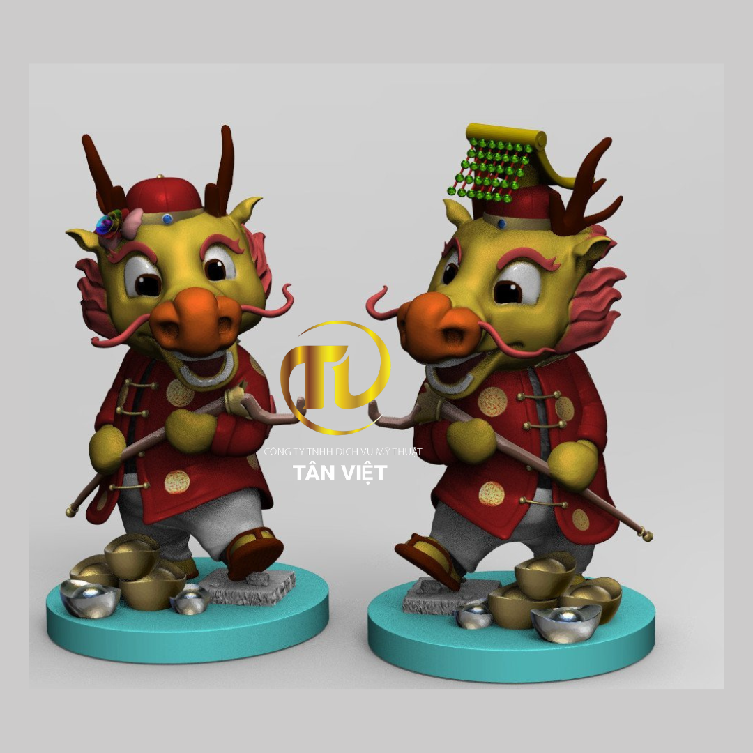Mô hình Rồng tết 02
