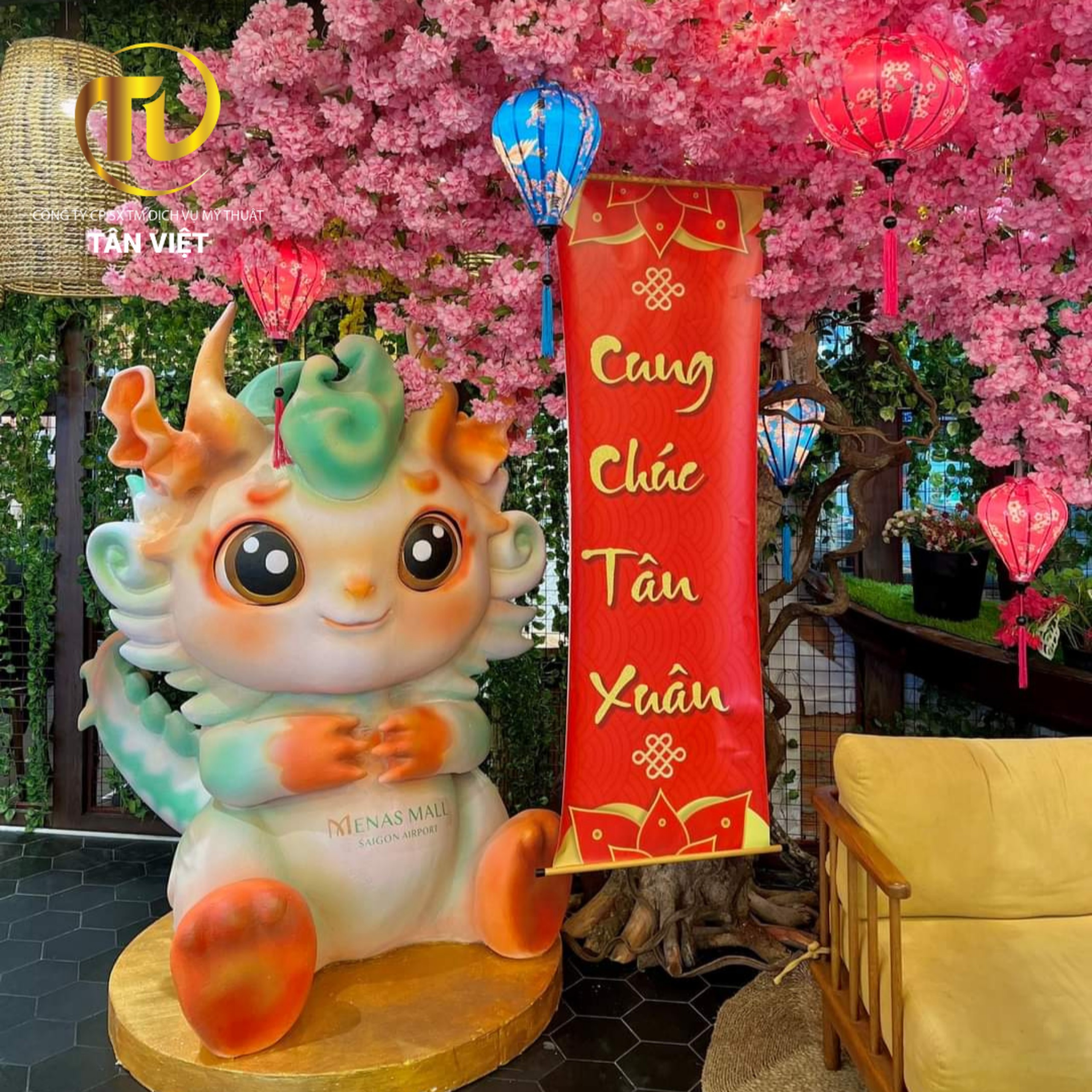 Xưởng sản xuất hiện đại của Mỹ Thuật Tân Việt.